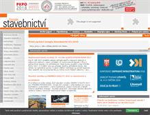 Tablet Screenshot of casopisstavebnictvi.cz